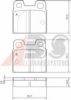 ALFA 116332600330 Brake Pad Set, disc brake